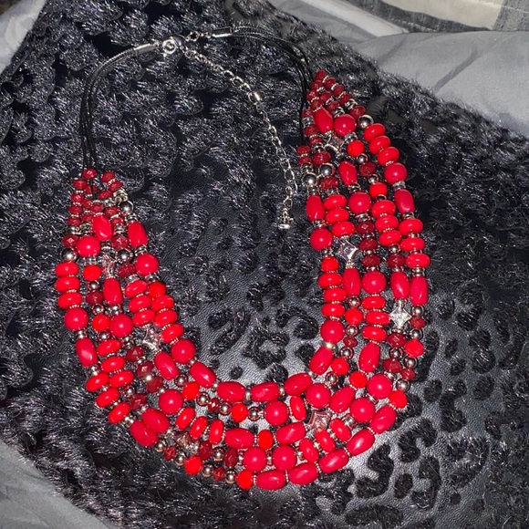 NWOT 💎PREMIER DESIGNS JEWELRY~RED MY MIND~NECKLACE💎 - Picture 1 of 4